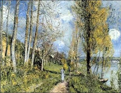 Qui a peint  Rive de fleuve de la Seine, By  ?