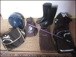 Quels sont les deux quipements obligatoires pour monter  cheval ?