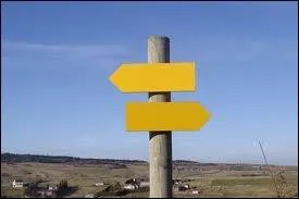 Que m'indiquent ces panneaux...