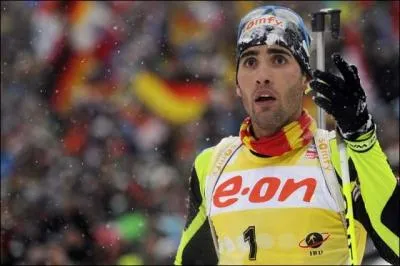 Qui est ce biathlte et combien de fois est-il champion du monde  Ruhpolding (2012) ?
