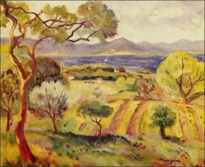 Qui a peint Saint Tropez vue sur le golfe ?