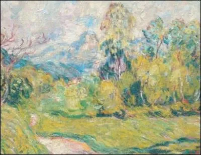Qui a peint Paysage de la cte d'azur ?