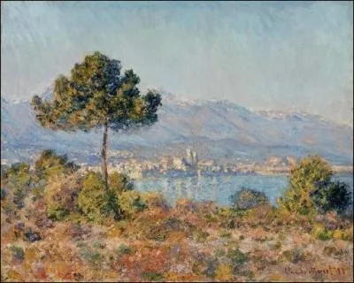 Qui a peint Antibes vue du plateau de Notre Dame ?