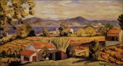 Qui a peint Vue sur le golfe de Saint Tropez ?