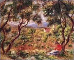 Qui a peint Les vignes  Cagnes ?