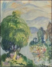 Qui a peint  Bord de la rivire  ?