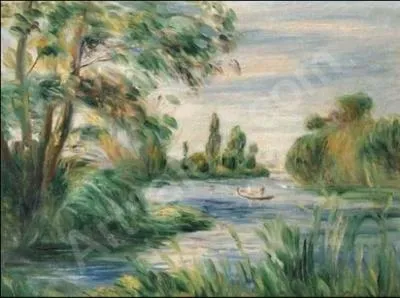 Qui a peint  Au bord de la rivire  ?
