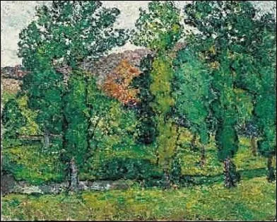 Qui a peint  Peupliers au bord du ruisseau  ?