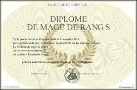 Qu'obtient-on quand on devient mage de rang S ?