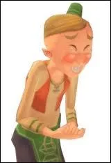 Commerant rus et hypocrite car il flatte ses clients pour les inciter  acheter. Il est le fils d'Aiglantine. Comment s'appelle-t-il ?