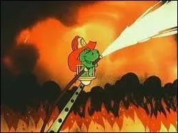 Comment s'appelle ce petit dragon pompier ?