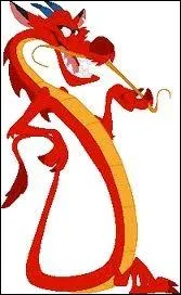 Comment s'appelle le dragon dans  Mulan  ?