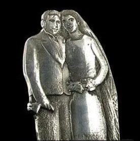 Un couple qui fte ses noces d'tain est mari depuis ...