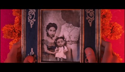 Quel membre de la famille reste bloqué par la "douane" du royaume des morts parce que Miguel avait emporté sa photo avec lui ?