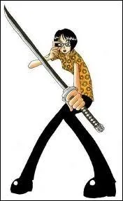 A qui appartenait en premier lieu le sabre que Tashigi tient entre ses mains ?