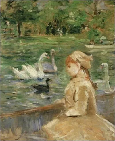 Qui a peint Petite fille au cygne ?