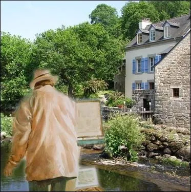 Pont-Aven, Cit des peintres en Finistre o sjourna Paul Gauguin, fut le dpart d'un mouvement pictural ... .