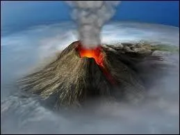 Montagne faonne par des ractions magmatiques.