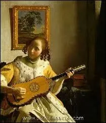 Quel peintre nerlandais a peint  La liseuse  la fentre  et  La joueuse de guitare  ?