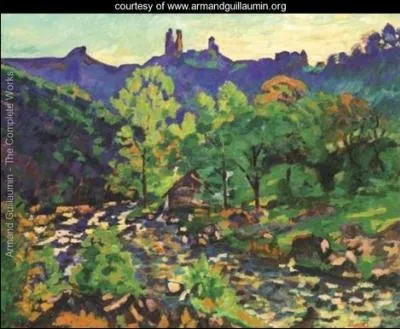 Qui a peint Les ruines du chteau Crozant ?