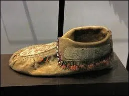 Chaussure des Indiens d'Amrique du Nord.