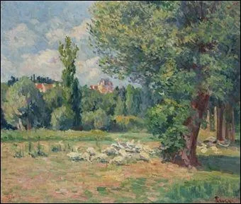 Qui a peint  Paysage aux oies  ?