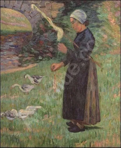 Qui a peint  La gardienne d'oies  ?