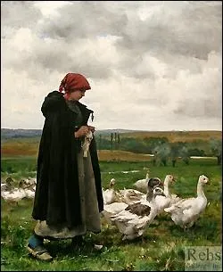 Qui a peint  La gardeuse d'oies  ?