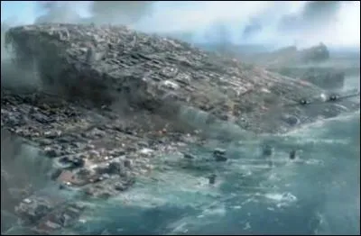 Finalement, vers quel continent le reste de l'humanit se dirige-t-il aprs la srie de catastrophe ?