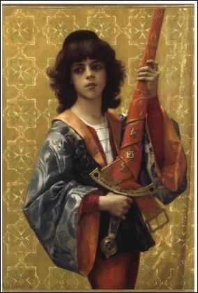 Jeune page en costume florentin, 1881