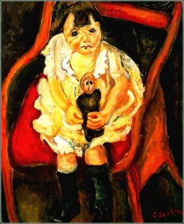 Fillette  la poupe, 1919
