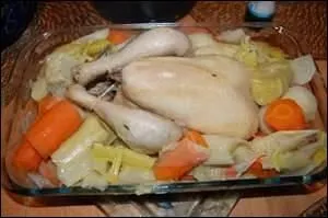 Si vous choisissez de farcir la poule au pot qui va cuire dans un bouillon de lgumes dont les poireaux, que mettrez-vous ?
