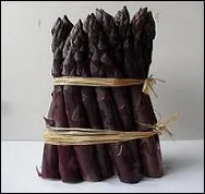 Etonnante couleur pour cette varit d'asperge aux pointes bien fermes.