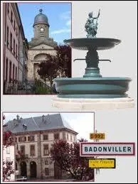 Les habitants de Badonviller portent le nom de ...