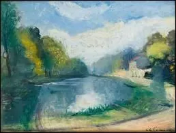 Qui a peint  La maison prs du lac  ?