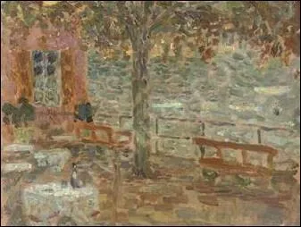 Qui a peint  Le caf au bord du lac, Aix-les-Bains  ?