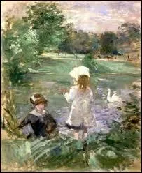 Qui a peint  Au bord du lac  ?