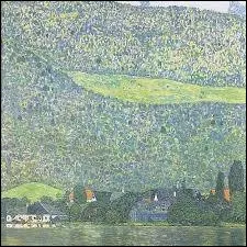 Qui a peint  Le mont Litzl prs du lac Attersee  ?