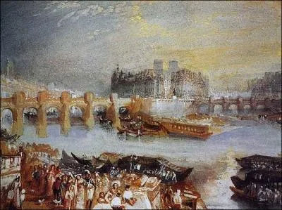 Paris, le Pont Neuf et l'Ile de la Cit, 1832