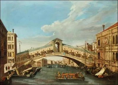 Le pont du Rialto, Venise, 1727