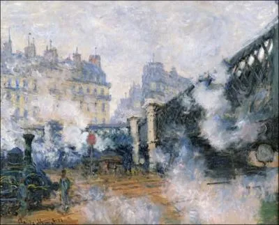 Le Pont de l'Europe, Gare Saint-Lazare, 1877