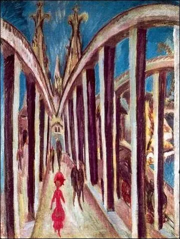 Le pont sur le Rhin, 1914