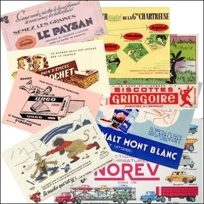 Ah qu'ils sont jolis ces buvards publicitaires de l'cole des annes 50 ! Savez-vous quel nom est donn au collectionneur de ces buvards ?
