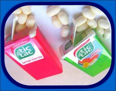 Quel est le got qui n'existe pas dans les Tic Tac ?