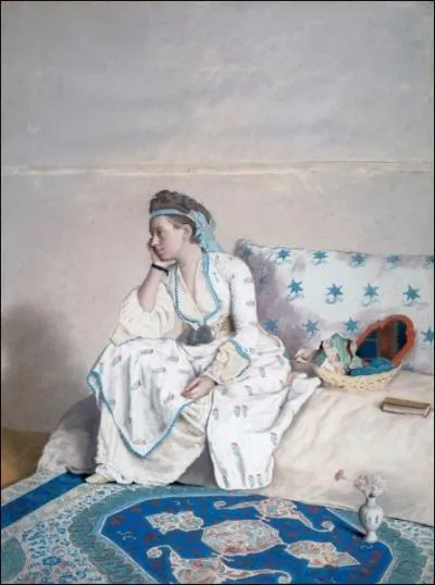 Femme en robe turque (Mary Gunning), 1749