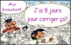 Comment dit-on  corriger  ?