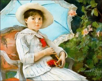 Portrait de Nathalie , soeur de l'artiste, 1885