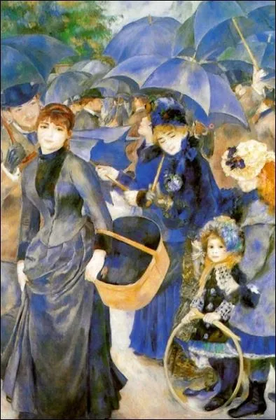 Les parapluies, 1881-1885