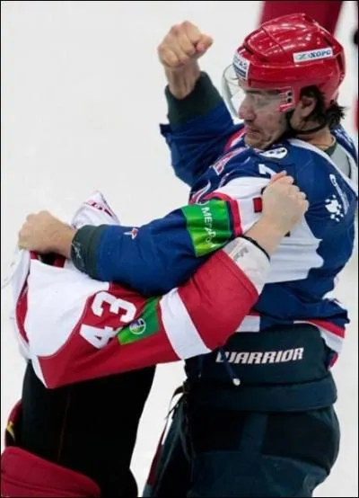 Quel instrument, propre  chaque hockeyeur, utilise-t-il pour marquer des buts ?