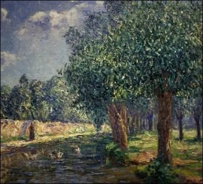 Quel peintre est l'auteur de ce tableau intitul   La Rivire  , vol en 1974, rapparu en 1987  Londres sous un nouveau nom   Paysages   et enfin restitu cette semaine au muse de Nev